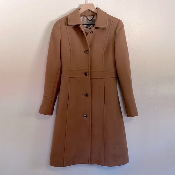 J. Crew Classic Lady Day Coat in Italian Double-Cloth Wool with Thinsulate - Picture 2 of 12